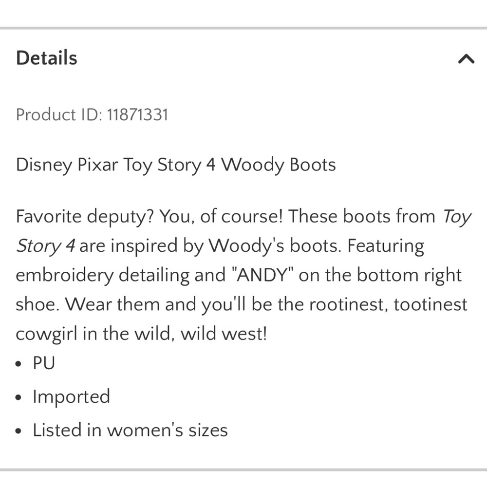 Her Universe Toy Story Woody Heeled Boots - Picture 6 of 13